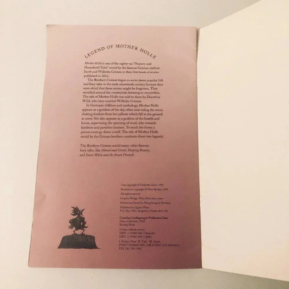 Vtg 1993 Mother Holle  Book Charlotte Dorn illustrated Peter Becker - Picture 12 of 16